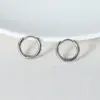 Hebilla de oreja de acero inoxidable caliente pendiente de oreja Corea del Sur simple pendientes de hebilla de oreja no alérgicos pendientes de alta calidad hebilla de oreja venta al por mayor