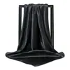 Lenço de seda 90 cetim, best-seller transfronteiriço, lenço quadrado liso de cor única de seda artificial, lenço profissional de comissário de bordo, lenço de seda longo
