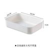 Caja de Almacenamiento de Escritorio Engrosada de Plástico Japonés para Baño Cocina con Tapa Caja de Almacenamiento para Cosméticos y Misceláneos