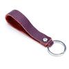 Llavero vintage de piel de vaca para hombre y mujer con cinturón de cuero, llavero colgante para coche al por mayor.