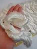 Flor de veludo seda madura fio de seda de torção grossa enfiar e separar simples fácil de pentear veludo sem torção bastão de cabelo material DIY