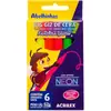Giz de Cera (jumbo) Giz Grande Neon Glitter 52G 6Cores