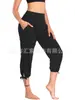 Calças de Treino Macias e Largas de Cintura Alta Femininas, Calças Esportivas, Calças Casuais, Calças de Corrida, Calças Capri de Yoga, Calças Cropped para Mulheres