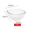 Tazón Transparente Acrílico para Ensalada Comercial, Tazón para Mezclar Repostería, Recipiente para Batir Huevos, Jarra para Servir Agua de Restaurante, Lavamanos, Recipiente para Agua de Bar, Hecho a Medida