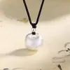 Collar Pequeño Gordo Fortuna Paz Candado Nuevo Diseño Estilo Chino Antiguo Nicho Todo-partido Colgante de Pareja Collar Sencillo Tendencia