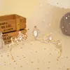 Diadema Europea y Americana Transfronteriza para Novia Corona de Aleación de Zinc Accesorio para el Cabello de Boda Accesorio de Tocados de Cumpleaños de Princesa para Niña