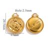 Acero Inoxidable Personalidad Impermeable Doce Constelaciones Oro de 18K Colgante Pulsera Collar Accesorios Acero Titanio DIY Joyería Colgante