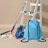 Bolsa com Cordão de Poliéster Feita Sob Medida Saquinho com Cordão Bolsa de Armazenamento com Cordão de Tecido Oxford Bolsa de Basquete com Cordão de Ombro Duplo Personalizada com Logo
