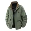 Chaqueta para Hombre Estilo Primavera y Otoño Moderna Versátil Cuello Alto Casual Holgada Ropa de Trabajo Tallas Grandes Transfronteriza 2026 Top para Hombre