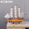 Velero Pequeño Pintado Creativo Decoraciones para el Hogar Velero de Madera Hecho a Mano Maquetas Artesanales Adornos Pequeños para Vestir Pasteles