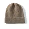 Gorro de Cachemira, Estilo de Moda para Mujer, Suave y Cálido, Sencillo y Elegante, Moda Otoño e Invierno, Gorro Versátil para Cubrir la Cabeza Casual