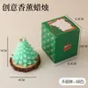 Velas aromáticas de árbol de Navidad, decoraciones de escritorio navideñas, regalos para amigos, baratijas navideñas, aromaterapia para mejorar el ambiente