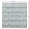 Promoção Adesivos de Parede de Espuma com Padrão de Tijolos 3D Fundo Decorativo Papel de Parede à Prova d'Água Painéis de Parede Papel de Parede Autoadesivo Macio