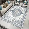 Alfombra Estilo Bohemio para Dropshipping Transfronterizo Sala de Estar Área Grande Cobertura Completa Felpudo Dormitorio Sofá Mesa de Café Alfombra Resistente a Manchas