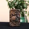 Venta Directa de Fábrica de Nuevos Amuletos de Buda con los Cuatro Animales Sagrados, Tallados en Madera Preciosa, Adornos de Mano y Colgantes para Collar