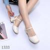 Sandalias Cerradas para Mujer Estilo 2026, Versátil Estilo Hada Francesa, Zapatos Mary Jane de Correa Única en Charol con Tacón Grueso