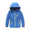 Chaqueta Softshell para Niños para Exteriores Cálida con Forro Polar Cortaviento Impermeable Pequeña, Mediana y Grande Chaqueta Softshell para Niños