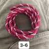 Serie Miu Cuerda Trenzada DIY de 5 mm Cuerda Redonda de Punto de Salto Colorida Cuerda para Bolso Intercolorido Ropa Cinturón Cuerda Sudadera Cordón para Zapatos