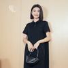 YUN Yun Verão Nova Gola Polo Novo Slim Elegante plus size Pequeno Solto High-end vestido Mulheres
