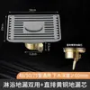 Drenaje de Piso Desodorante Acero Inoxidable Color Gris Pistola para Hogar Ducha Baño Inodoro Alcantarilla Lavadora Núcleo Completo de Cobre para Baño