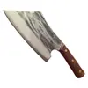 Cuchillo de acero para cortar huesos forjado a mano con peso cuchillo de siete estrellas cuchillo para cortar huesos especial comercial engrosado para puestos de carne