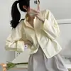 Camisa chic estilo coreano Corea del Sur diseño de primavera y otoño para mujer sentido de diseño nicho suelta pequeña parte superior camisa nicho alta sensación