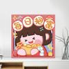 Pintura al óleo digital de personajes de anime de dibujos animados, relleno de color DIY, pintura al óleo para niños, pintura al óleo hecha a mano, relleno, colección de pinturas al óleo