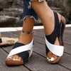 Sandalias para Mujer de Suela Gruesa Transfronterizas Europeas y Americanas 43 Boca de Pez Velcro Transfronterizas Talla Grande Plataforma Zapatos Nuevos Verano para Mujer Venta al por Mayor Talla Grande