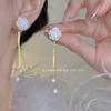 Tesoro de niña ~ Pendientes frescos y dulces de mariposa súper hada japonesa y coreana, pendientes de nicho de alta gama con personalidad simple y atractiva para mujer