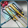 Peça de cordão de mão de alta qualidade, espessa e tecida à mão, peça de cordão para brincar de DIY, corda de pulso masculina, lote solto