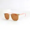 Óculos de Sol Infantis Moda Duas Cores Caixa de Unha de Arroz Óculos de Sol Personalizados Tendência Proteção Solar para Viagem Óculos de Sol com Proteção UV