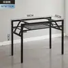 Estrutura de Mesa Dobrável, Suporte de Mesa Longa, Estrutura de Ferro de Camada Dupla/Camada Única, Pernas de Mesa, Pernas de Estrutura de Mesa Dobrável em Ferro Artístico com Travessas