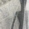 Nuevo velo de novia europeo y americano en blanco e marfil con bordes ribeteados, velo de malla transparente, estilo esponjoso vintage para bodas, venta al por mayor