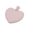 Espejo de maquillaje portátil de acero inoxidable para mujer con logotipo Love, espejo portátil, mini espejo pequeño, espejo de mano.
