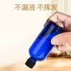 Frasco de Vidro Azul para Óleo Essencial de 10 20 30 50ml com Tampa Plástica Preta Tampa de Baquelite Cabeça Grande Cabeça Pequena Tampa Antifurto