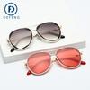 Defeng 182831 nuevas gafas de sol metálicas para mujer gafas de sol para dama gafas vintage al contado al por mayor