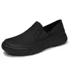 Zapatos de Caminar para Hombre Verano 2024 Malla Transpirable Zapatos de Malla Grande Huecos Ligeros Antideslizantes Suela Suave Slip-on Zapatos Casuales