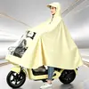 Capa de Chuva para Veículo Elétrico, Capa de Chuva à Prova de Tempestade para Motocicleta e Bicicleta Elétrica de Corpo Inteiro, Poncho de Chuva Espesso Tamanho Grande Dupla Pessoa Unissex Atacado