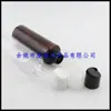 Garrafa transparente branca de 150ml com tampa de rosca, frasco de óleo marrom, frasco de óleo essencial, frasco para isca de peixe, frasco de detergente