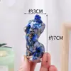 Gota de Pegamento de Grava de Cristal Natural Transfronteriza Modelo de Torso Femenino Adornos Artesanías de Resina Adornos de Decoración para el Hogar