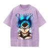 Camiseta de Manga Corta con Estampado Digital para Hombre y Mujer Verano Casual Combinable Tendencia Marca Americana Holgada para Hombre y Mujer Top Estilo Retro Antiguo Anime