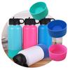 Juego de tazas de silicona con diámetro de explosión de 9 cm, olla espacial, taza de silicona, almohadilla inferior de silicona, 32 oz-40 oz, universal, multicolor