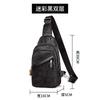 Bolsa de Pecho para Hombre Impermeable Bolsa Cruzada de Tela Oxford para Hombre Mochila Bandolera para Hombre de Mano Bolsa de Hombro Pequeña Bolsa Casual