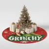 Falda Decorativa para Árbol de Navidad Venta Caliente Transfronteriza Hombre de Jengibre Alfombra para Árbol de Navidad Adornos Manualidades Fabricantes Stock al por Mayor