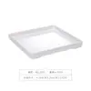 Bandeja Rectangular Plástico melamina Habitación de Hotel Vaso de Agua Bandeja de Té Japonesa Almacenamiento Exhibición Bandeja Restaurante Comercial