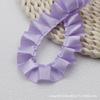 Punto 2.5cm cinta cinta de satén encaje plisado DIY vestido de novia vestido de noche caja de regalo ropa de muñeca ropa accesorios para el cabello materiales de tela