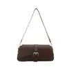 Bolso de Cadena con Textura de Alta Calidad para Mujer 2025 Nuevo Estilo Moderno Popular Casual Celebridad de Internet Bolso de Hombro Sencillo Versátil Bolso de Axila