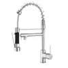 Comercio Electrónico Transfronterizo Comercio Exterior Grifo de Cocina con Resorte Acero Inoxidable Agua Caliente y Fría Grifo de Fregadero Extraíble