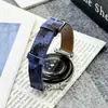 Adequado para Pulseira de Relógio Huawei Gt7, Pulseira de Couro Versátil Gt4, Gt3 Estampa de Leopardo Watch6/4Pro Modelo Feminino, Pulseira Honor Gs4