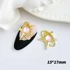 Nuevo xiempress estrella mango color mágico planeta Tierra joyería para uñas colorido Súper Flash cuentas de pez estrella mango accesorios para uñas